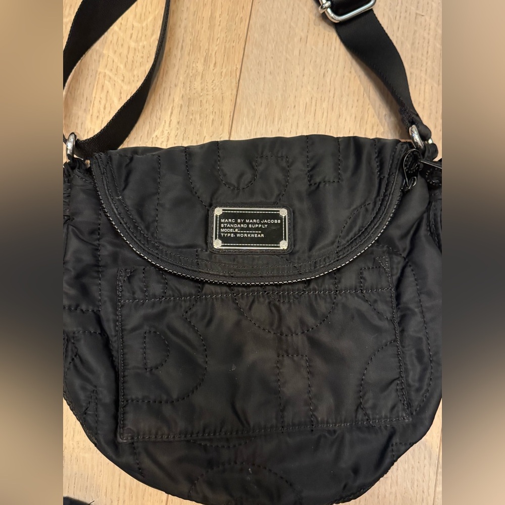 Marc by Marc Jacobs Black Quilted Crossbody Bag